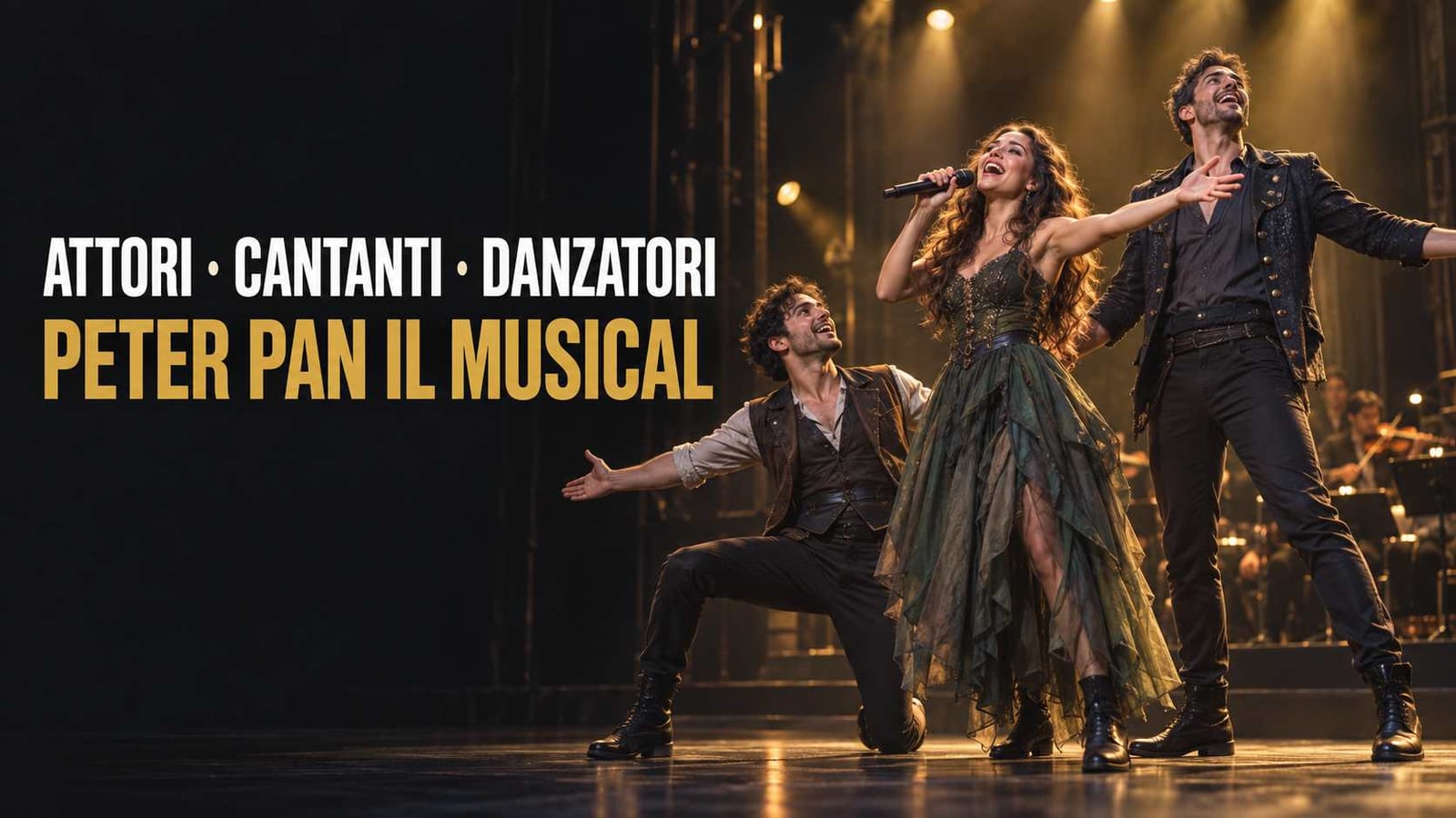 Casting attori cantanti danzatori per "Peter Pan il Musical" a Milano
