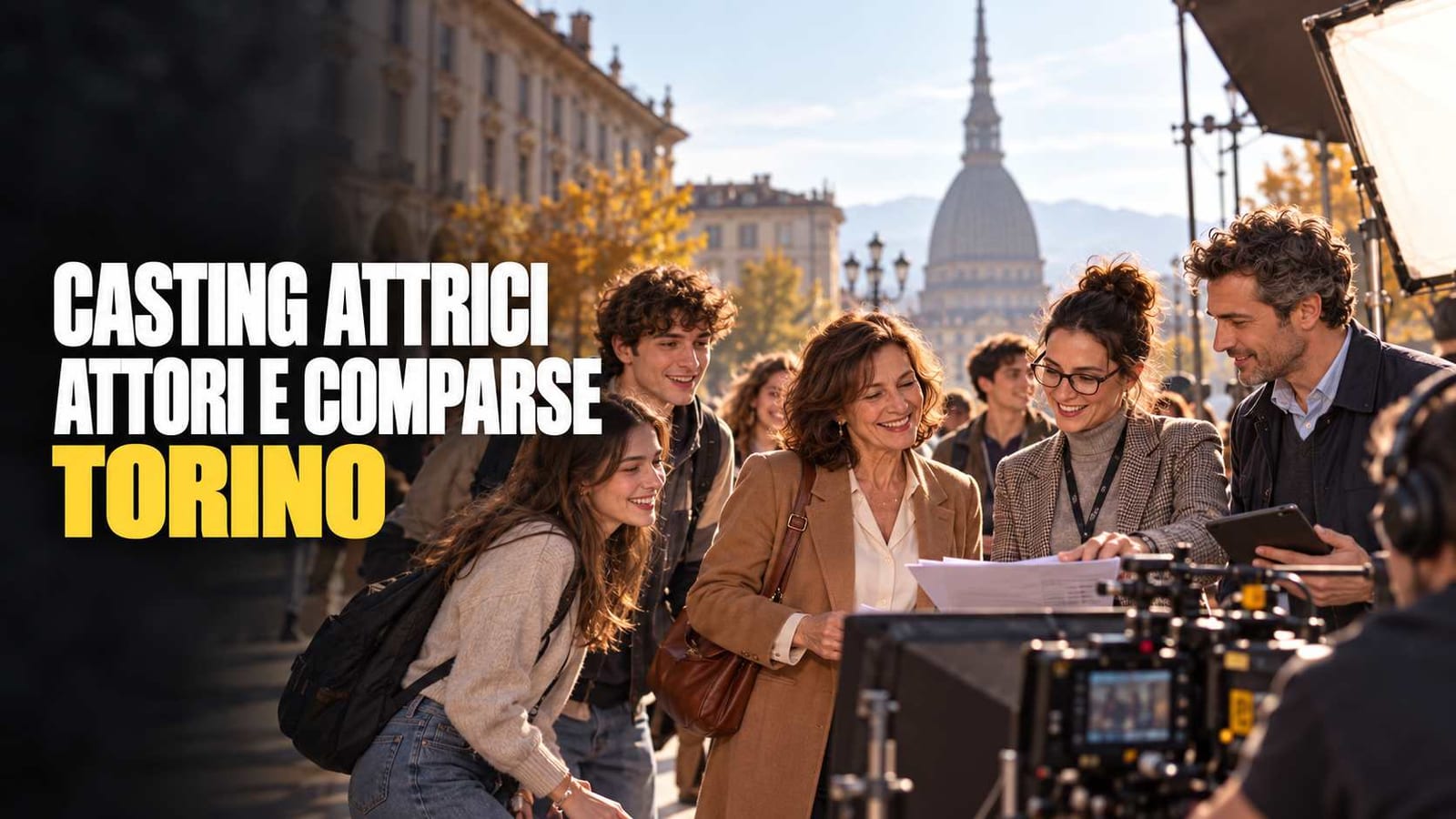 Casting attrici, attori e comparse per spot a Torino