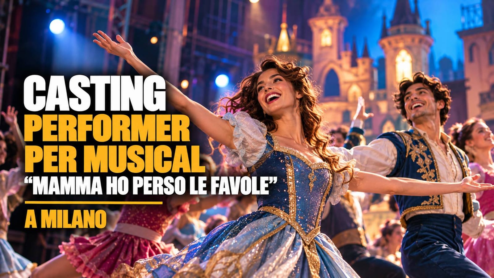 Casting performer per musical "Mamma ho perso le favole"a Milano