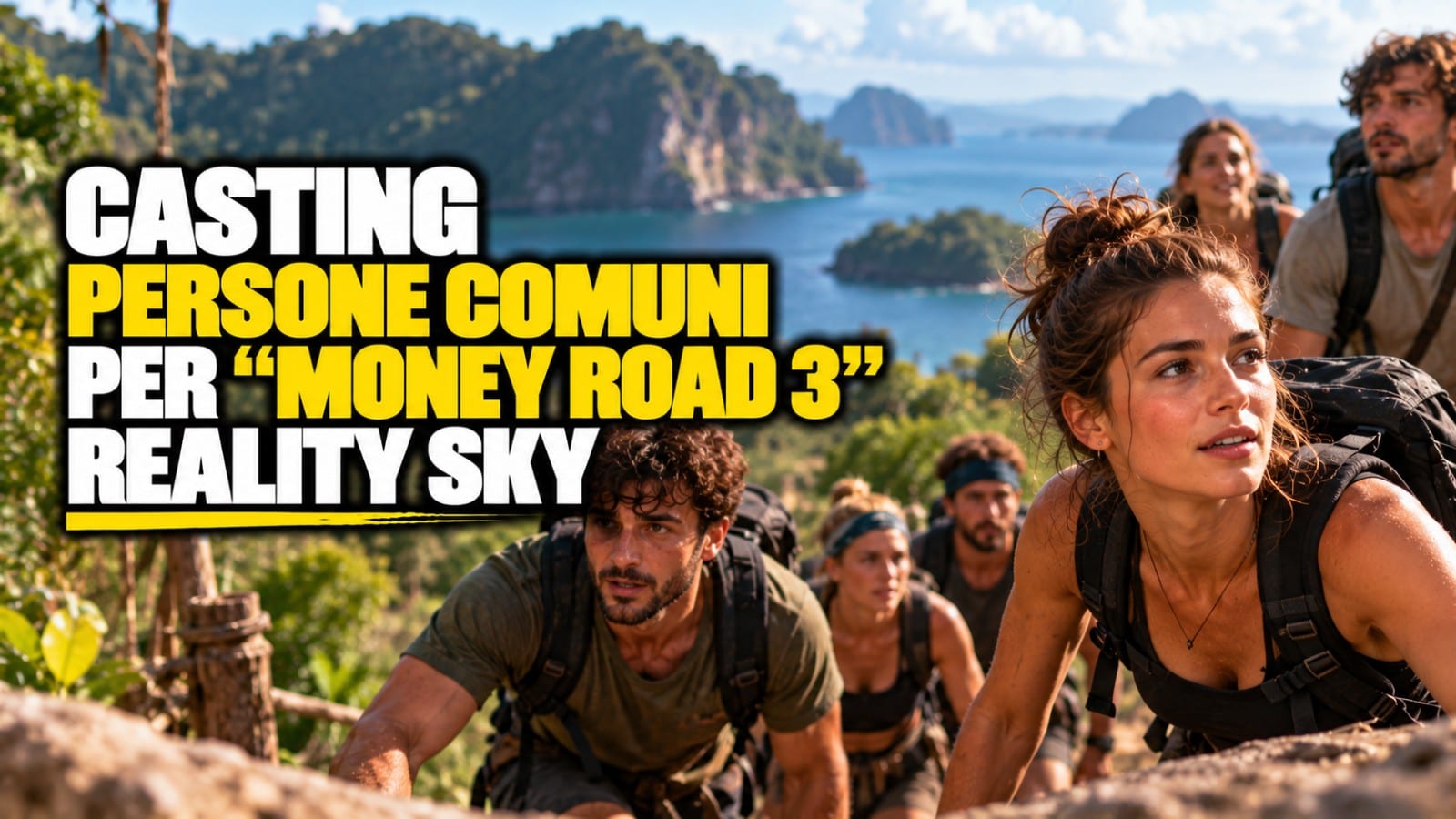 Casting persone comuni per reality show di Skyt "Money Road 3"